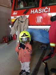 Návšteva hasičov v meste Krupina