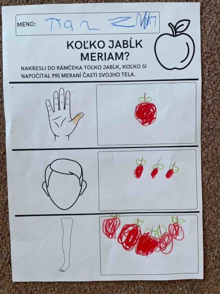 Medzinárodný deň jablka v našej materskej škole