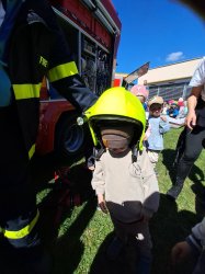 Deti z Elokovaného pracoviska, I.Krasku 60 navštívili hasiči z DHZ Krupina